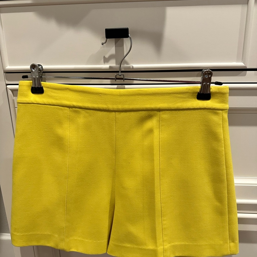 Alice + Olivia Sunny Yellow Shorts